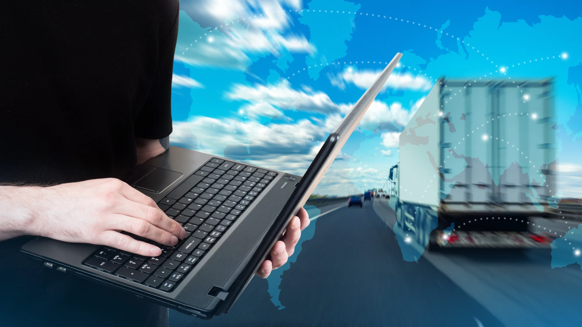 Freight broker coordinating cold chain logistics with vetted carrier network